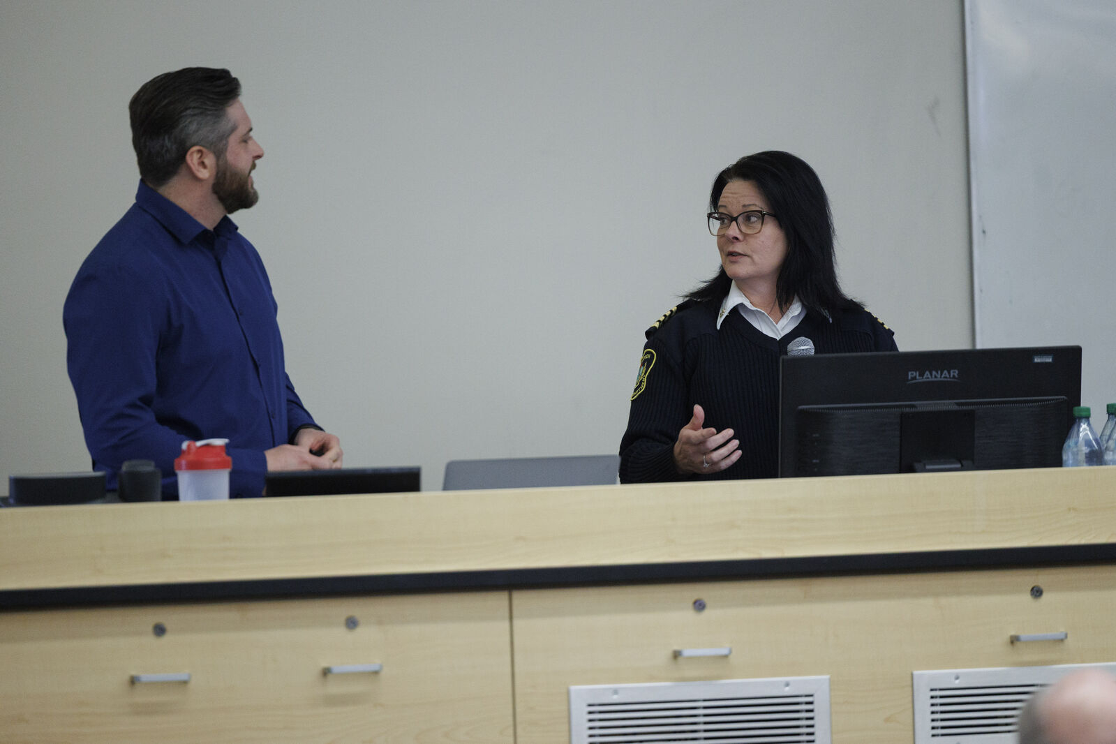 Dr. Bryce Stoliker and Deputy Chiefs Yvonne Raymer